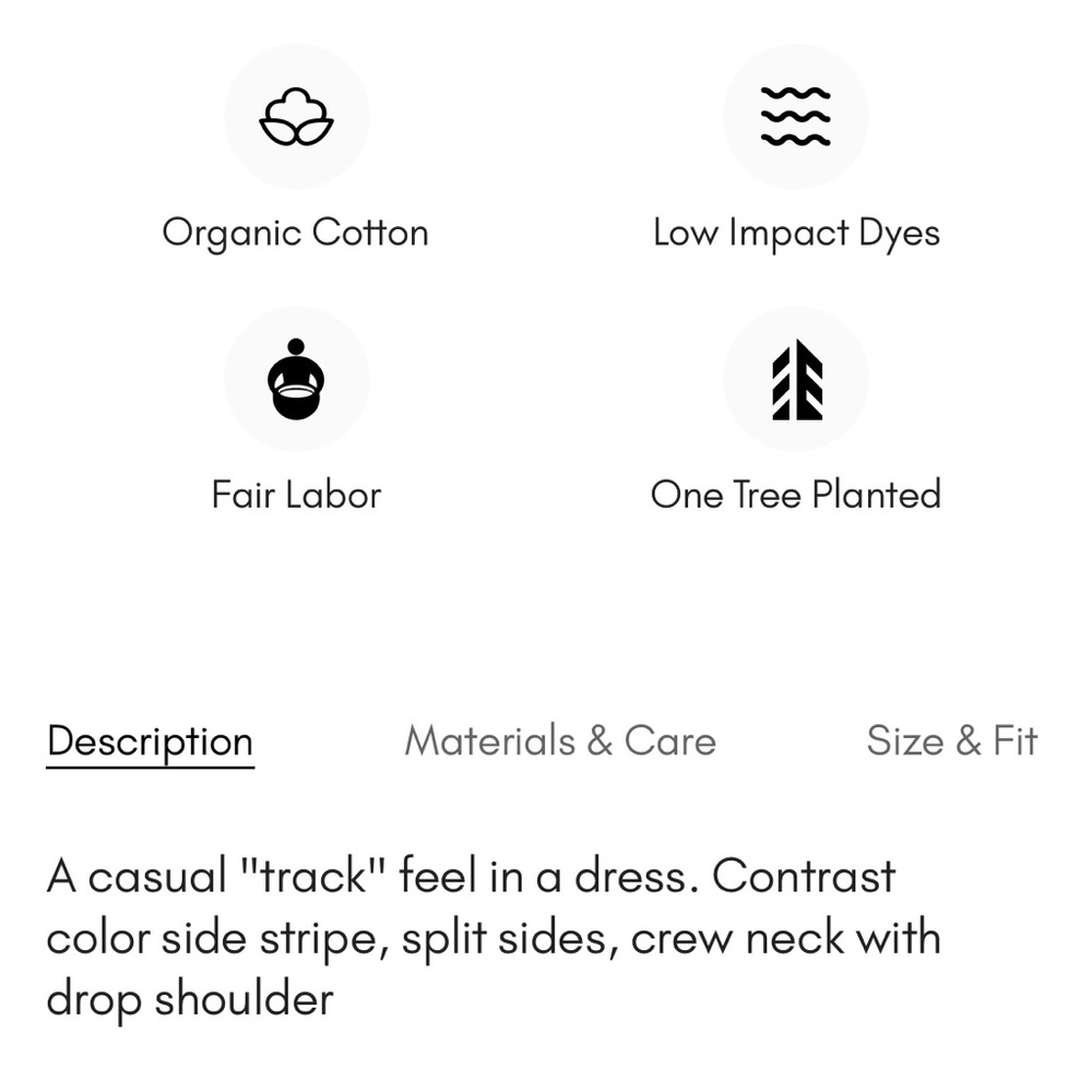 NWOT (Yes And) Dress too long for me with side slits - Picture 7 of 10